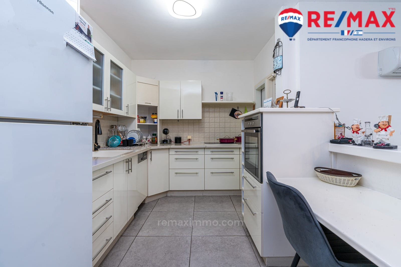 Duplex-Cobertura 4 cômodos Hadera Centro da cidade 379-IBL-457