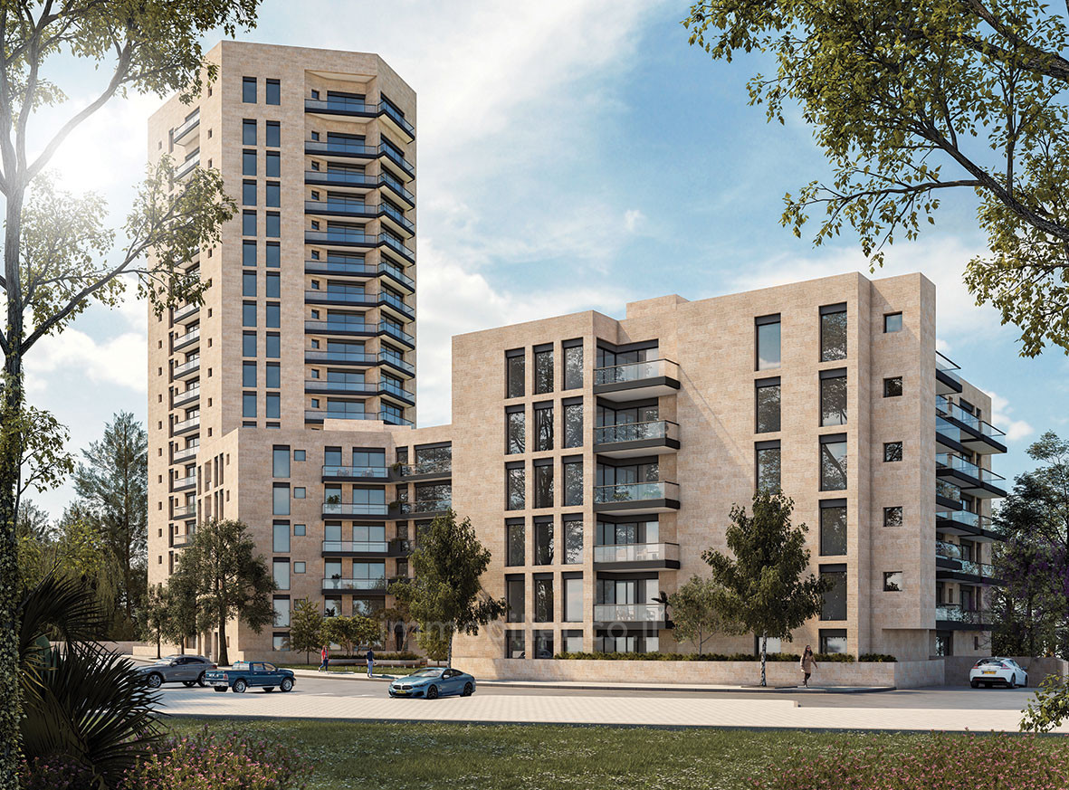 Apartamento 3 cômodos Jerusalém Bet Hakerem 424-IBL-358