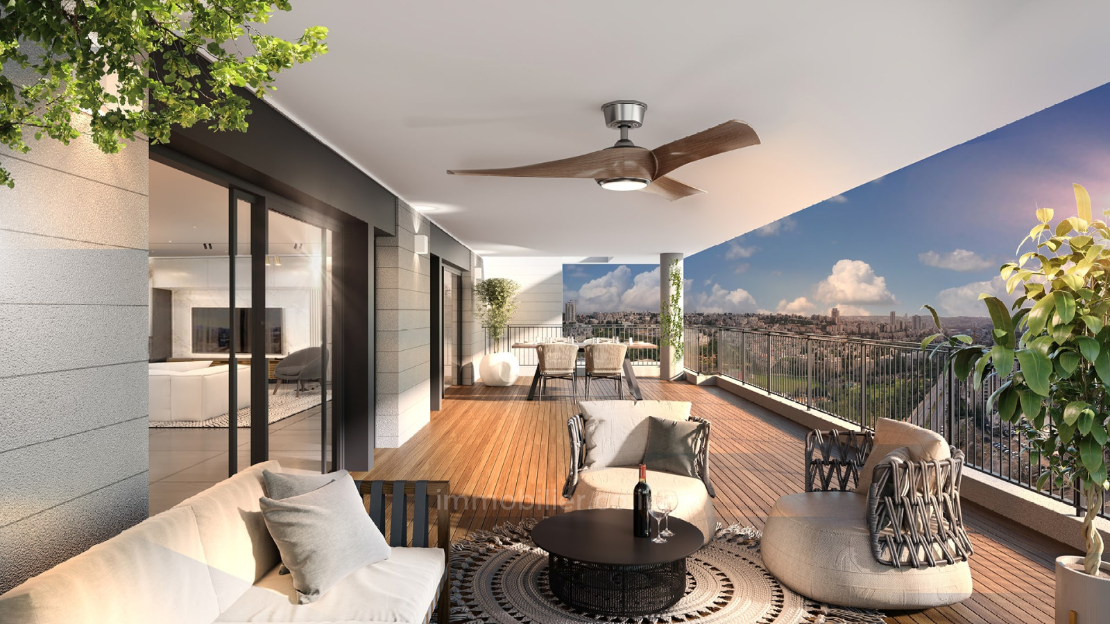 Cobertura 5 cômodos Jerusalém Kiryat Yovel 427-IBL-613