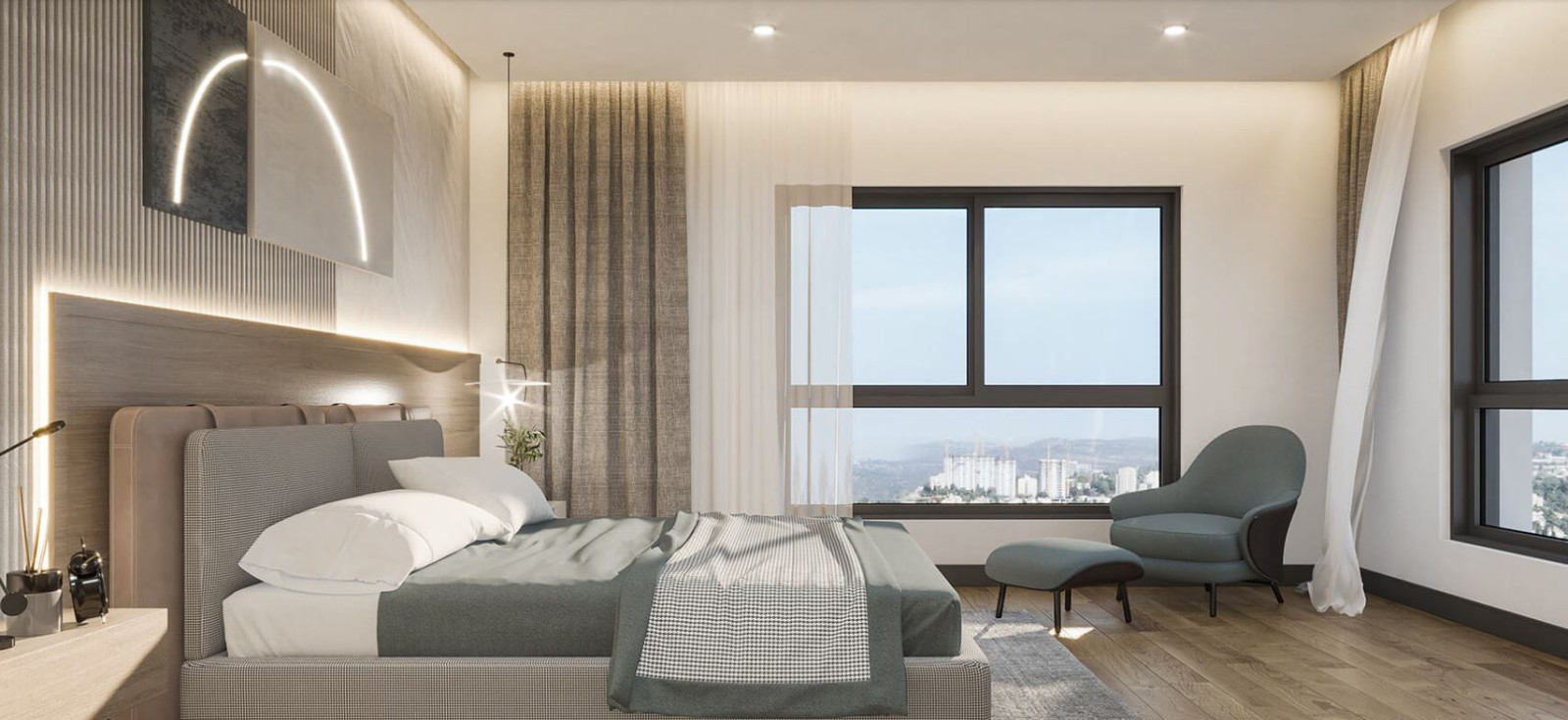 Apartamento 3 cômodos Jerusalém Holyland 427-IBL-615