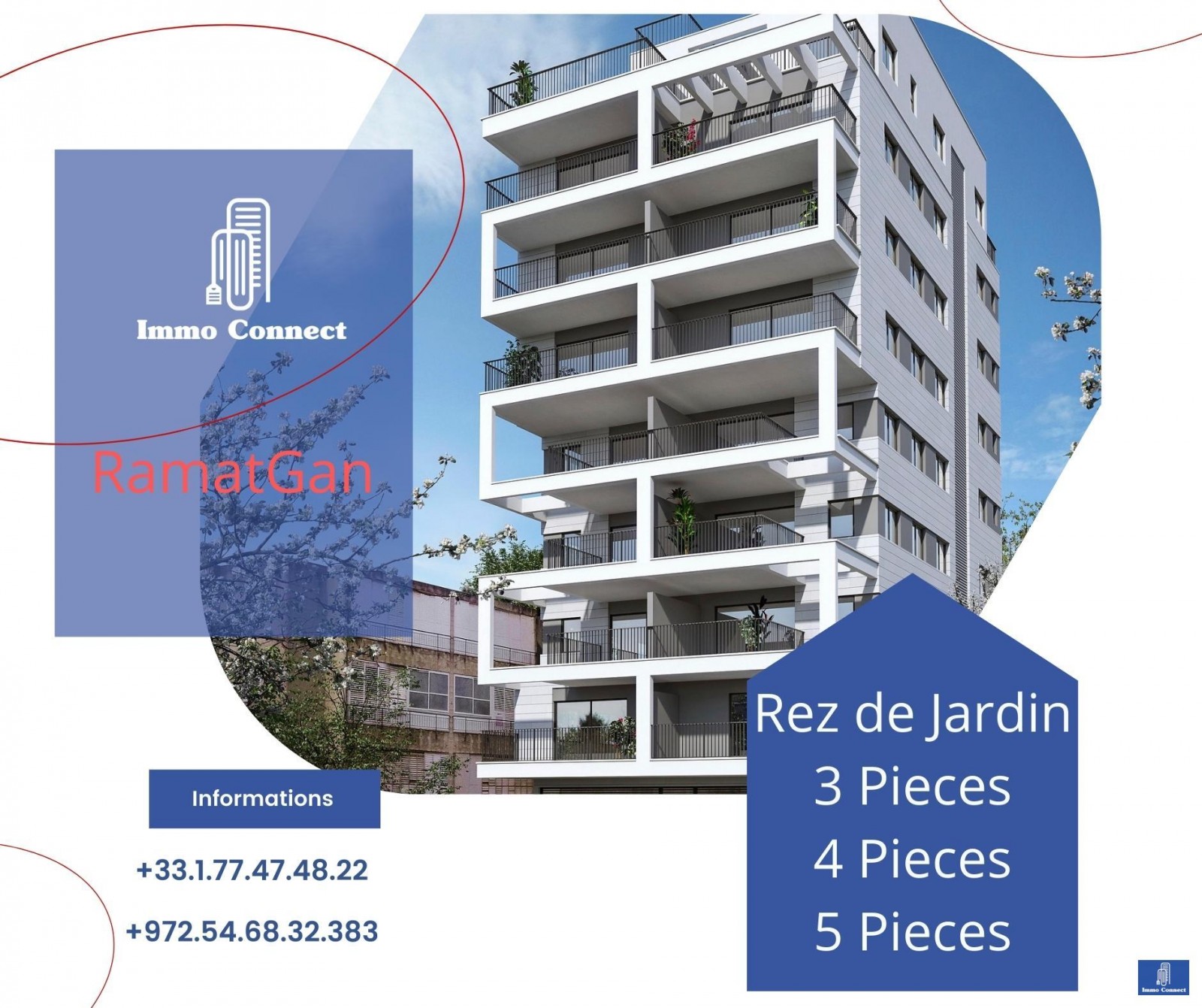 Apartamento 4 cômodos Ramat Gan Ramat gan 440-IBL-339