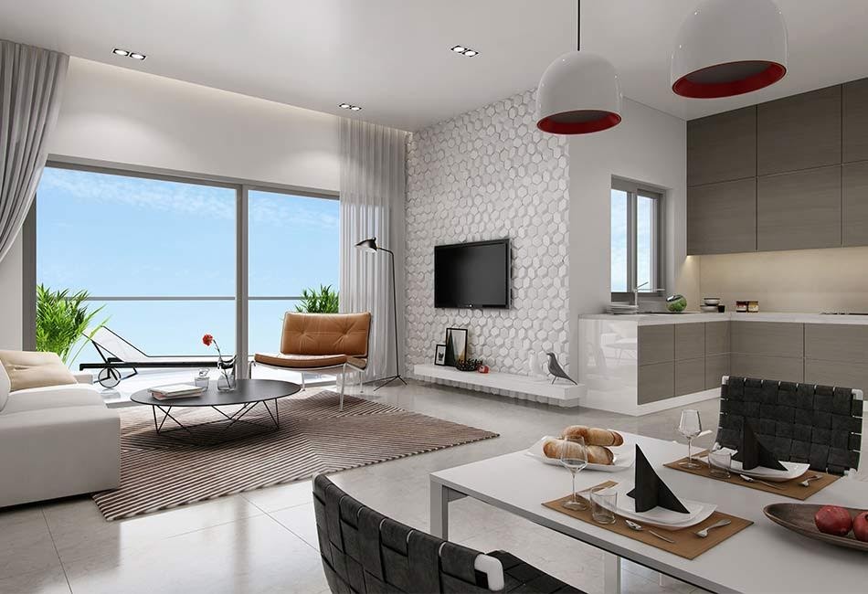 Apartamento 4 cômodos Hadera Centro da cidade 455-IBL-33