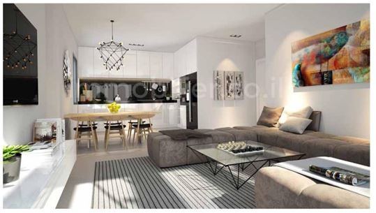 Apartamento 4 cômodos Hadera Centro da cidade 455-IBL-54