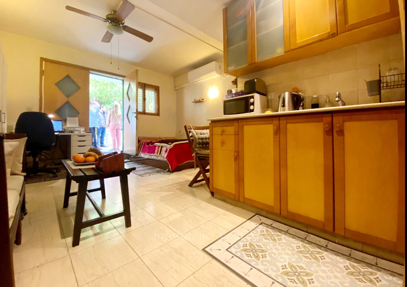 Apartamento garden 2 cômodos Tel Aviv Centro da cidade 457-IBL-1036