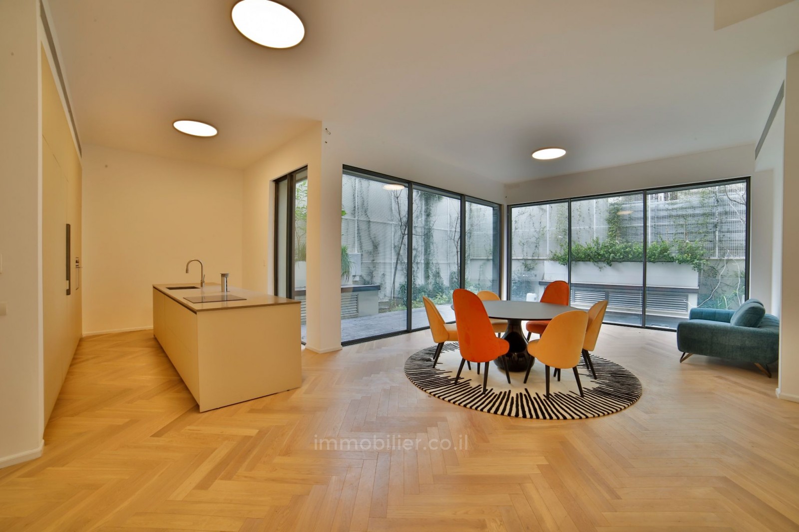 Apartamento garden 4.5 cômodos Tel Aviv Neve Tsedek 457-IBL-1061