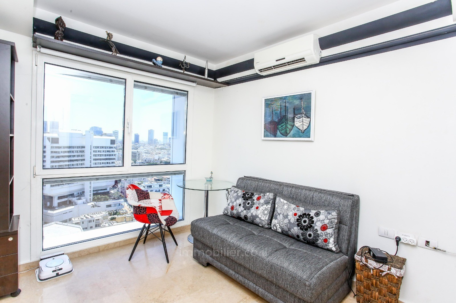 Apartamento 4 cômodos Tel Aviv Primeira linha de mar 457-IBL-1113