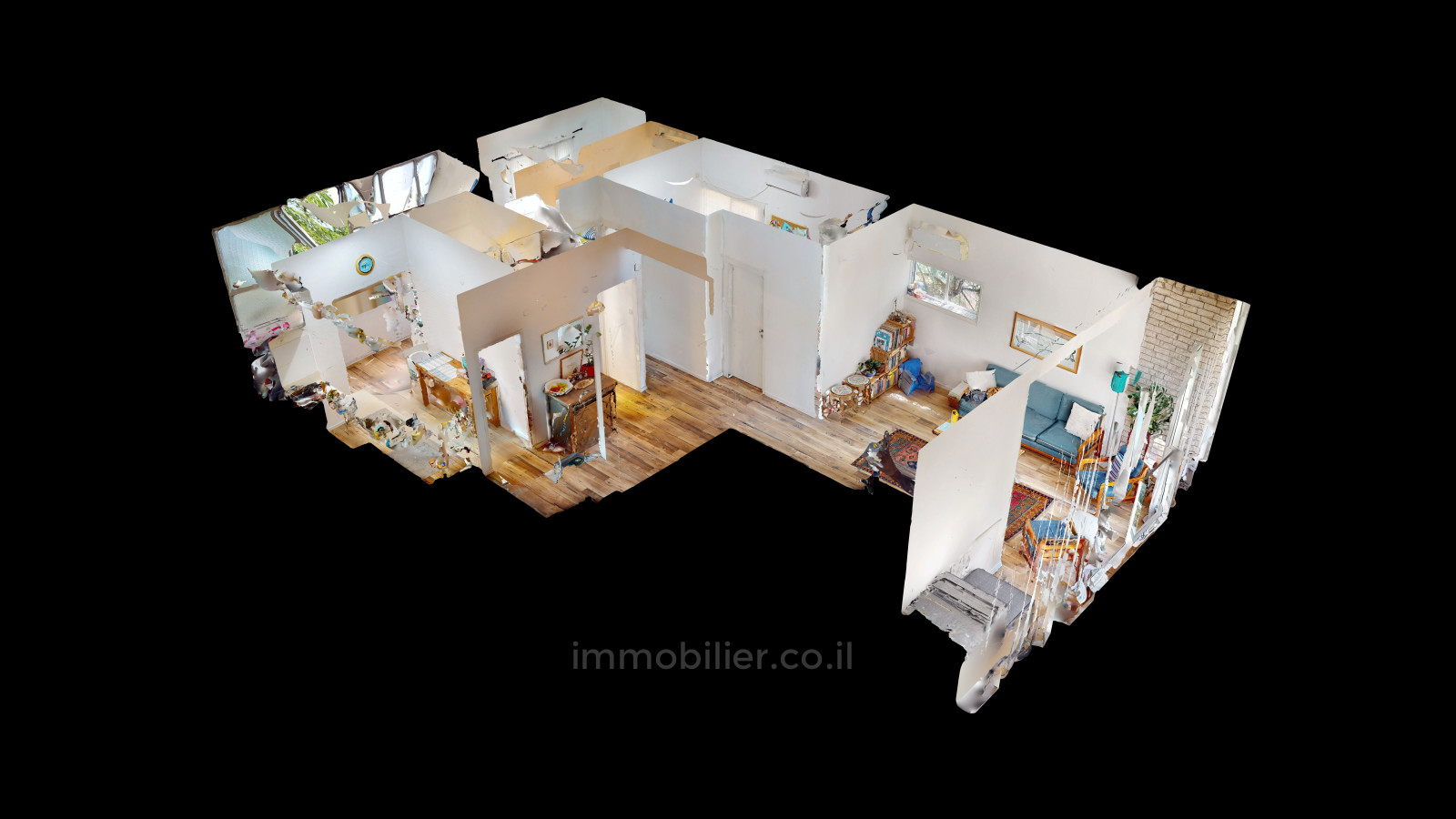 Apartamento 3 cômodos Tel Aviv Hatsafon hayachan 457-IBL-1131