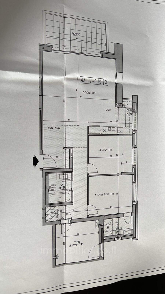 Apartamento 4 cômodos Tel Aviv Centro da cidade 457-IBL-1146