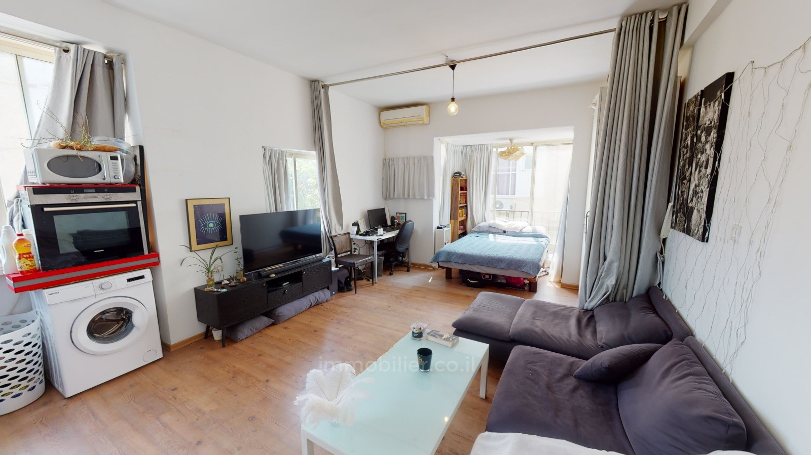 Apartamento 3 cômodos Tel Aviv Centro da cidade 457-IBL-1155