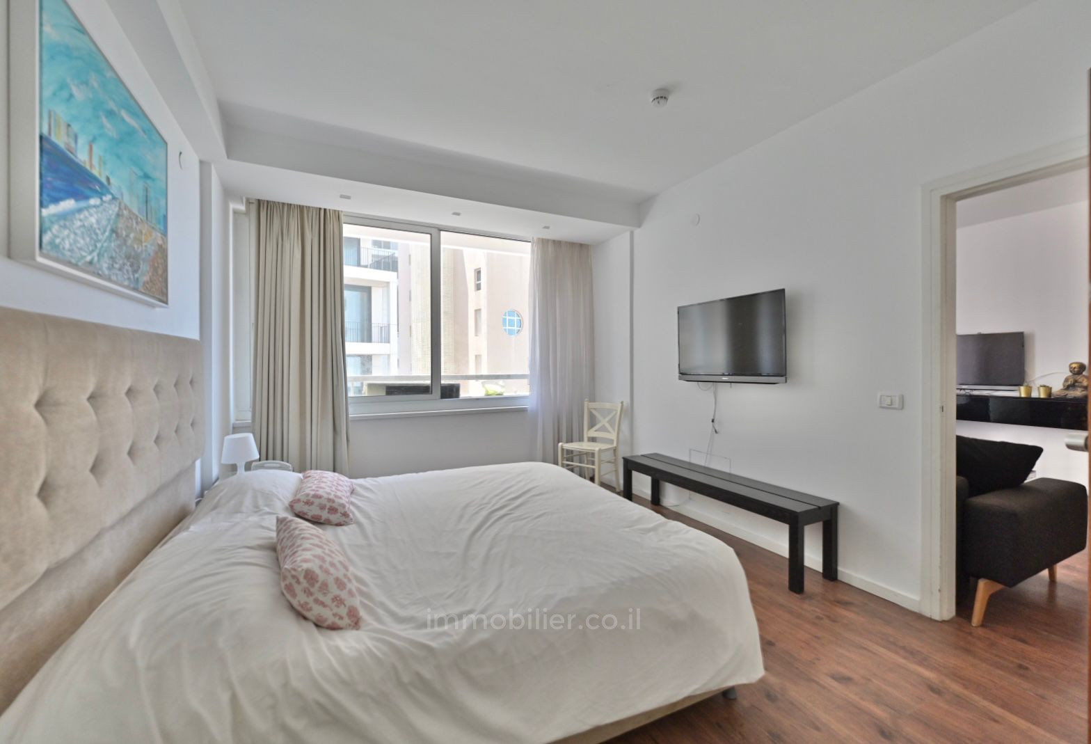 Apartamento 2 cômodos Tel Aviv Primeira linha de mar 457-IBL-1161