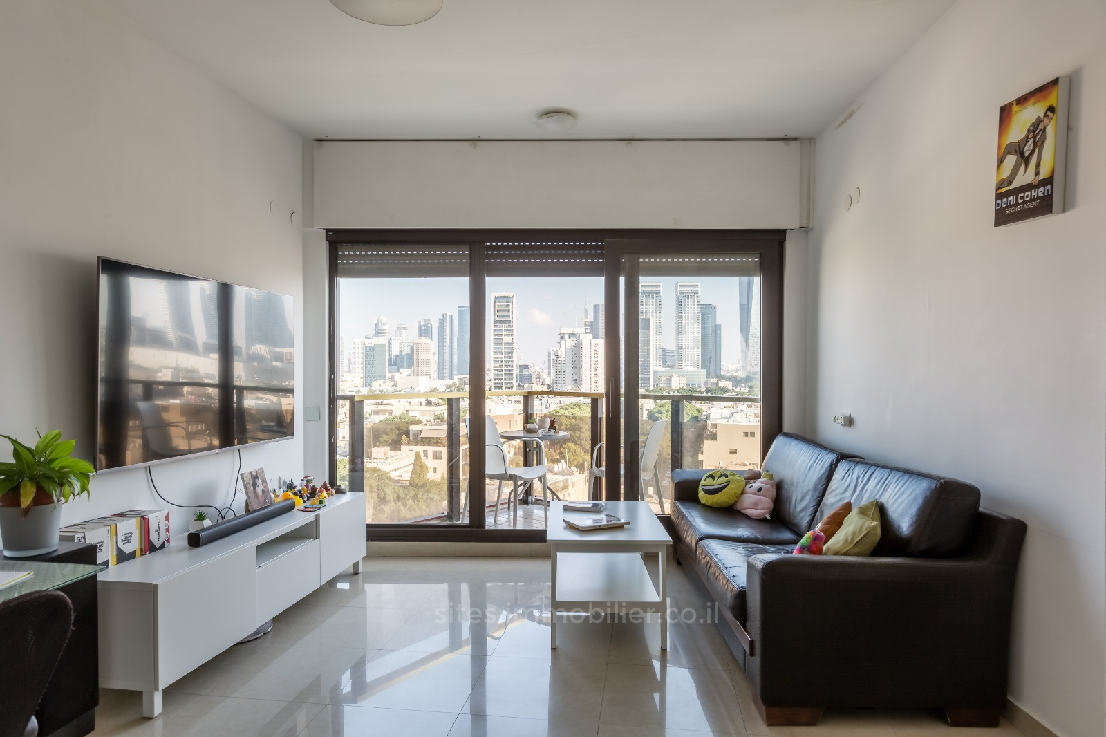 Apartamento 2 cômodos Tel Aviv Centro da cidade 457-IBL-1214