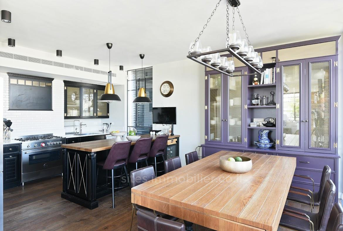 Duplex-Cobertura 5 cômodos Tel Aviv Centro da cidade 457-IBL-1242