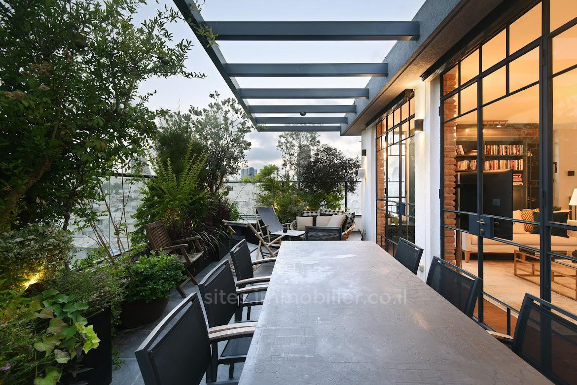 Duplex-Cobertura 5 cômodos Tel Aviv Centro da cidade 457-IBL-1242