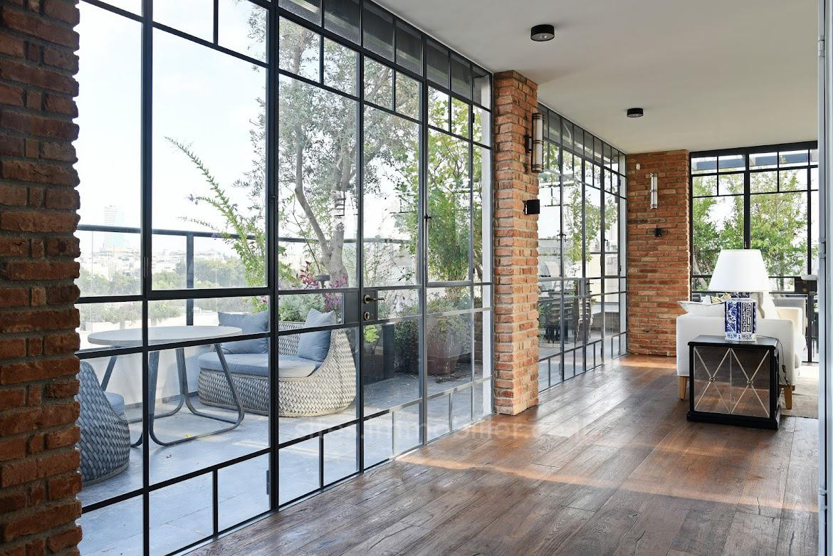 Duplex-Cobertura 5 cômodos Tel Aviv Centro da cidade 457-IBL-1242