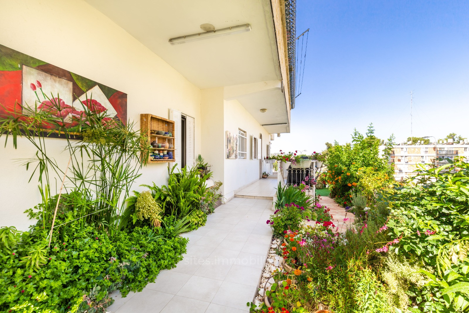 Apartamento garden 4 cômodos Jerusalém Katamon 457-IBL-1268