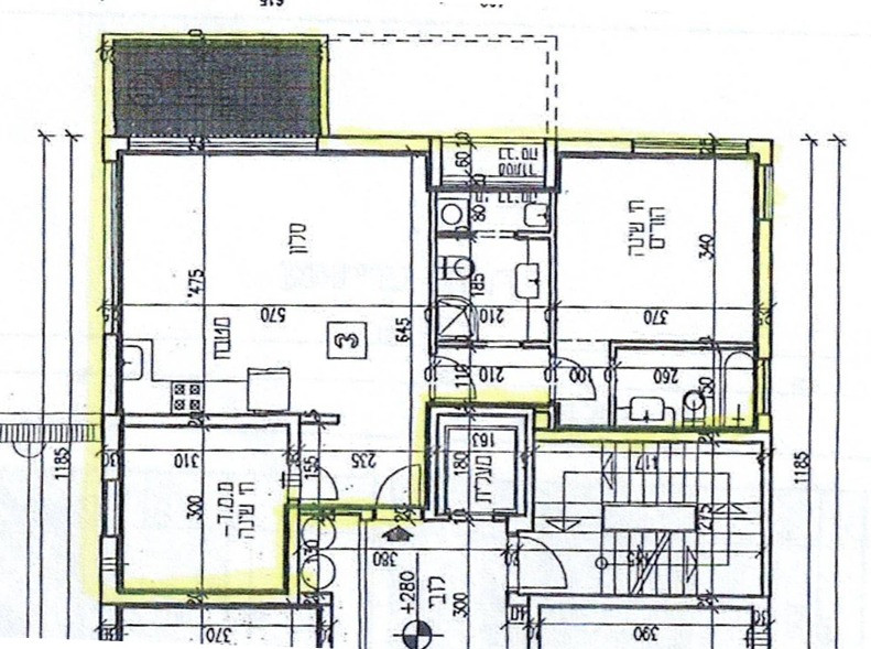 Apartamento 3 cômodos Tel Aviv Centro da cidade 457-IBL-1274
