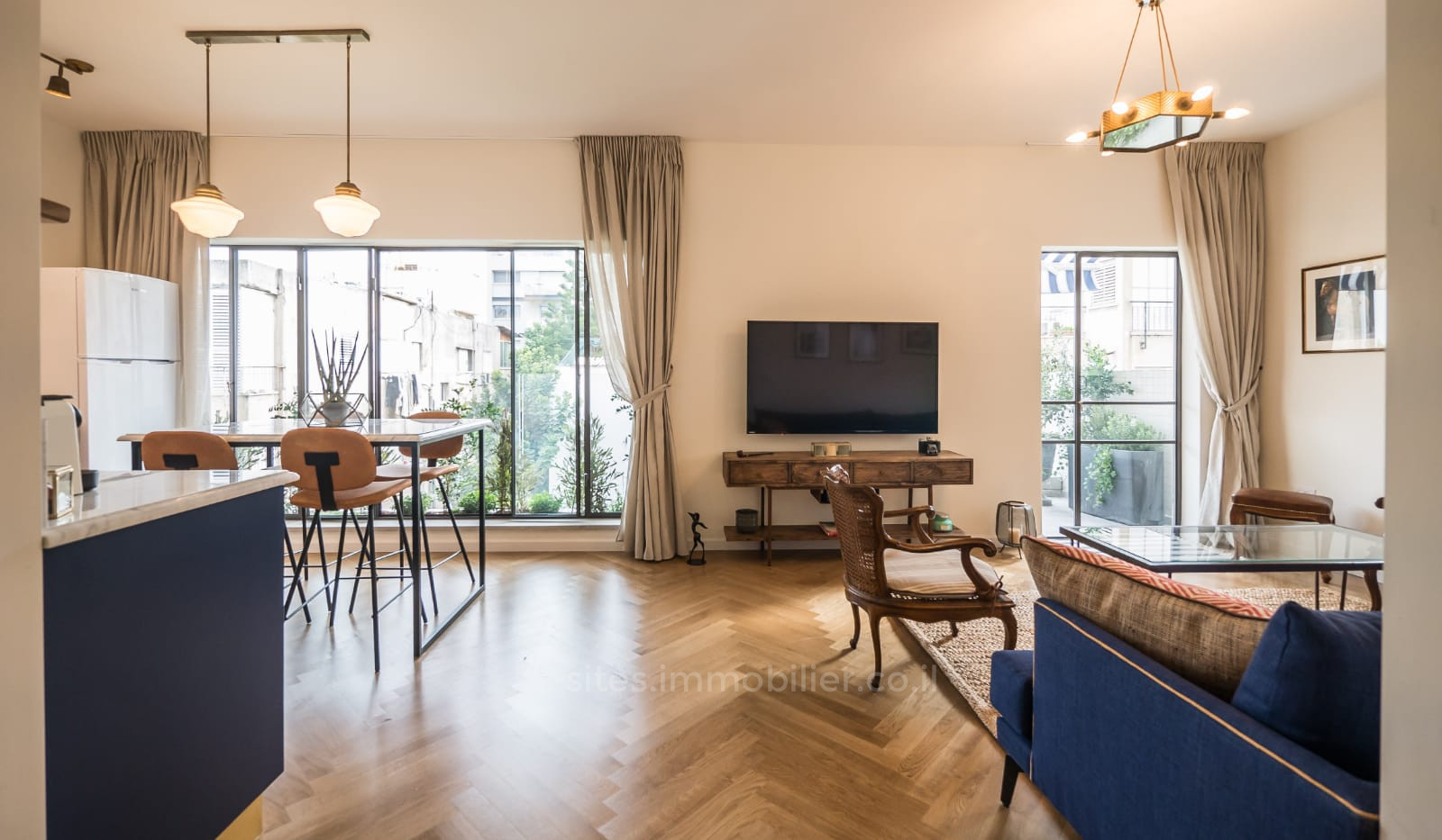 Apartamento 3 cômodos Tel Aviv Centro da cidade 457-IBL-1284