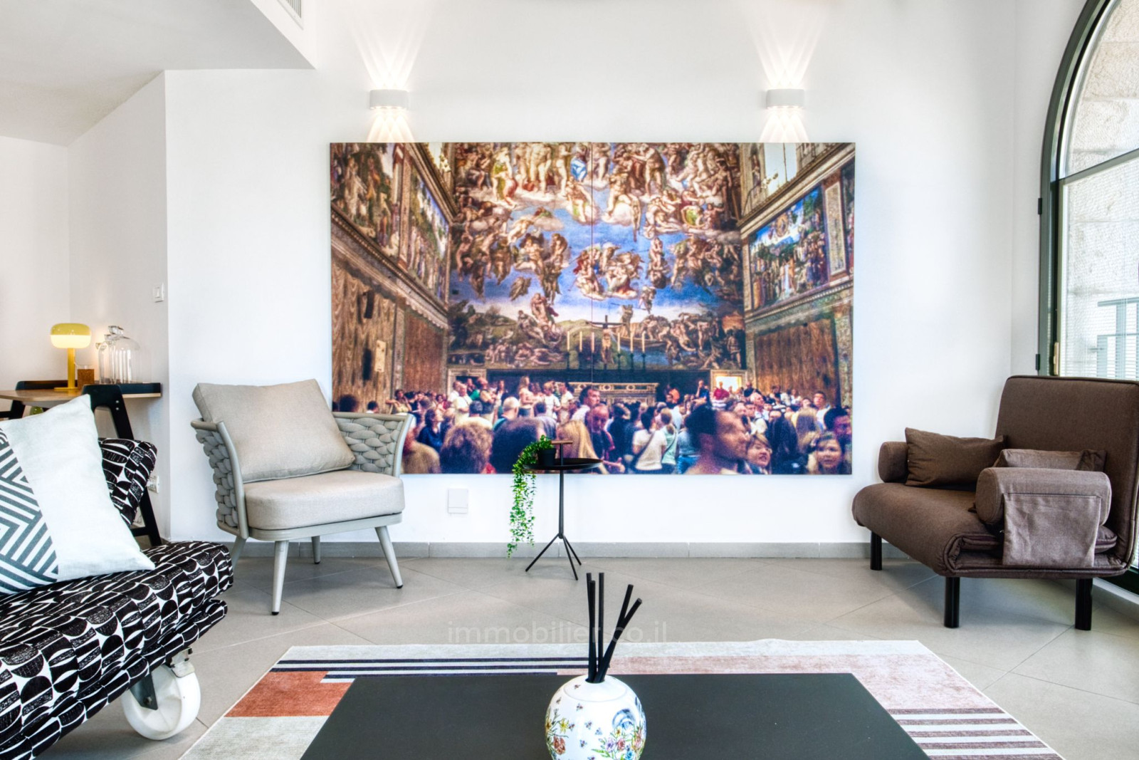 Duplex 3 cômodos Tel Aviv Cidade antiga de Jaffa 457-IBL-1326