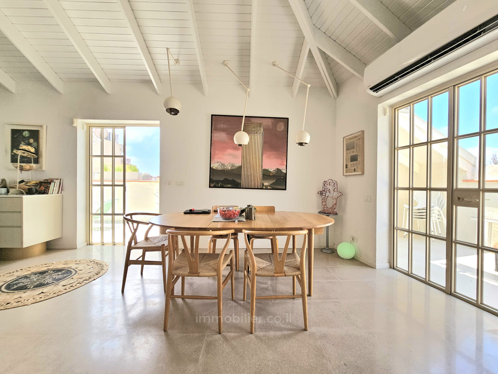 Duplex-Cobertura 4 cômodos Tel Aviv Neve Tsedek 457-IBL-1363