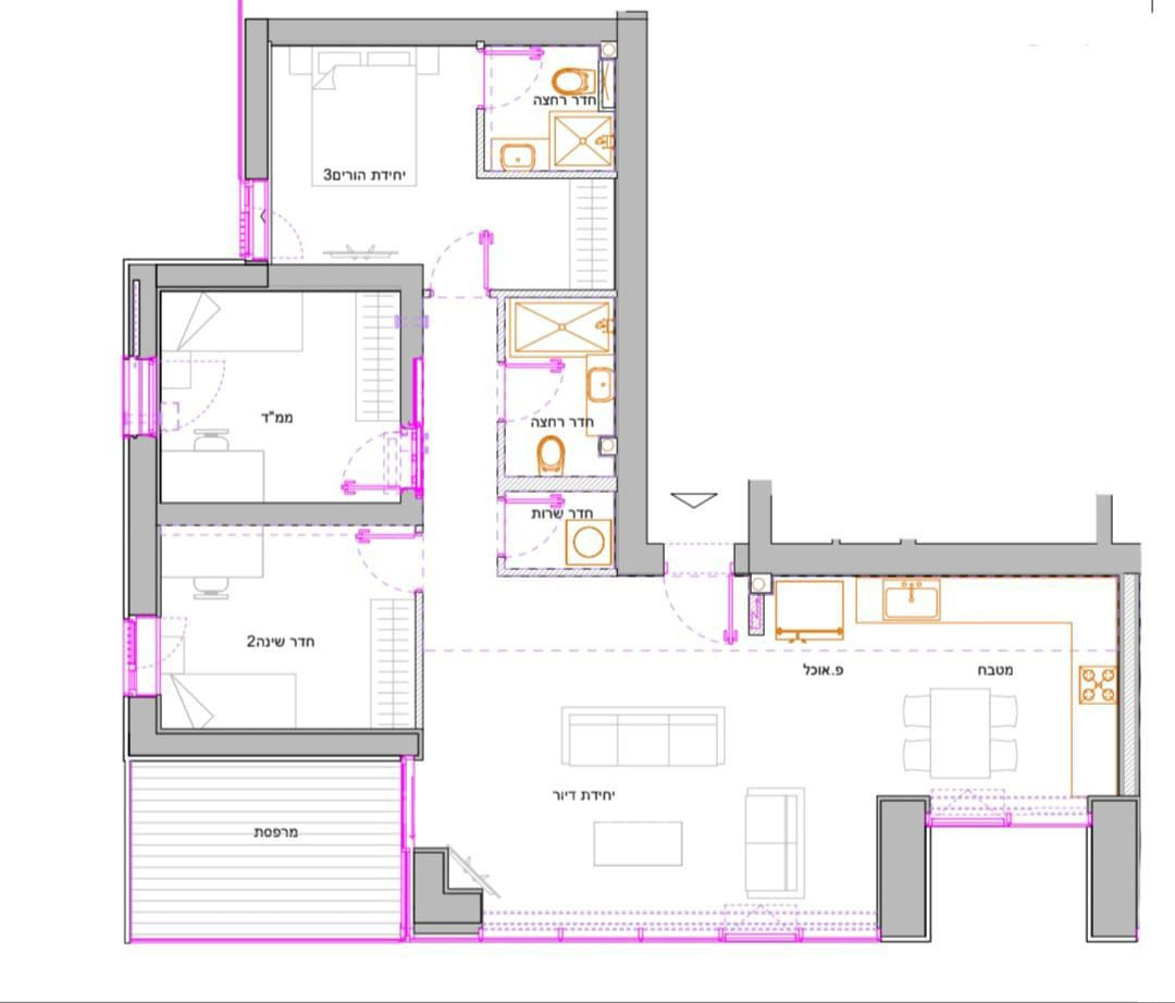 Apartamento 4 cômodos Tel Aviv Sarona 457-IBL-1367