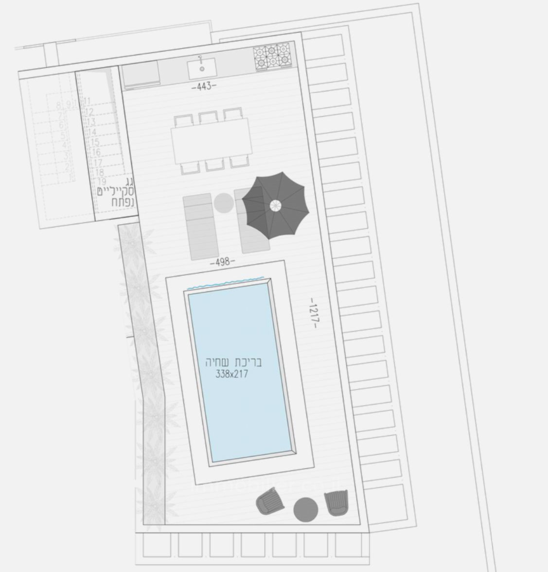 Apartamento 4 cômodos Tel Aviv Centro da cidade 457-IBL-1379