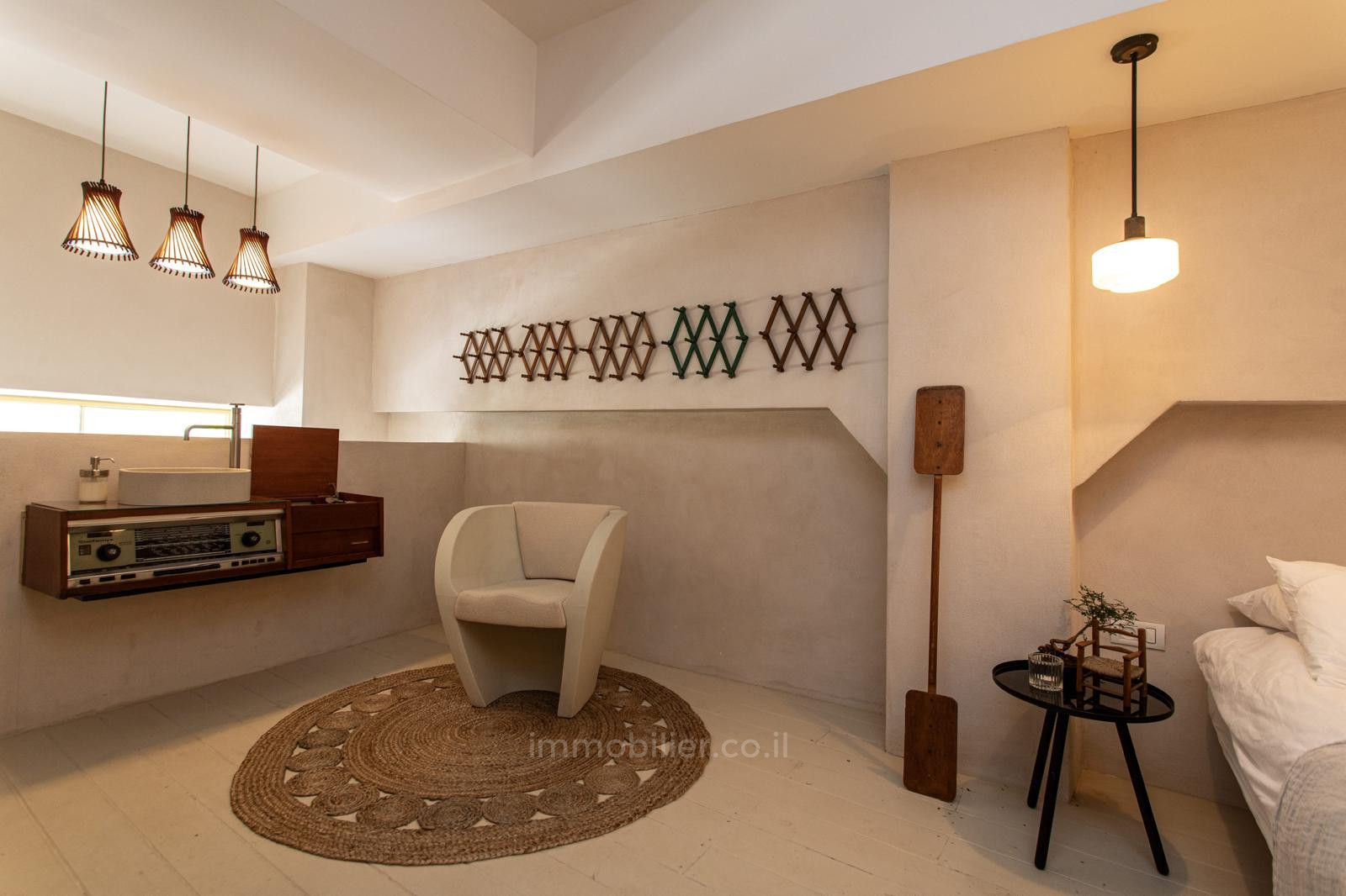 Duplex 2 cômodos Tel Aviv Cidade antiga de Jaffa 457-IBL-1387