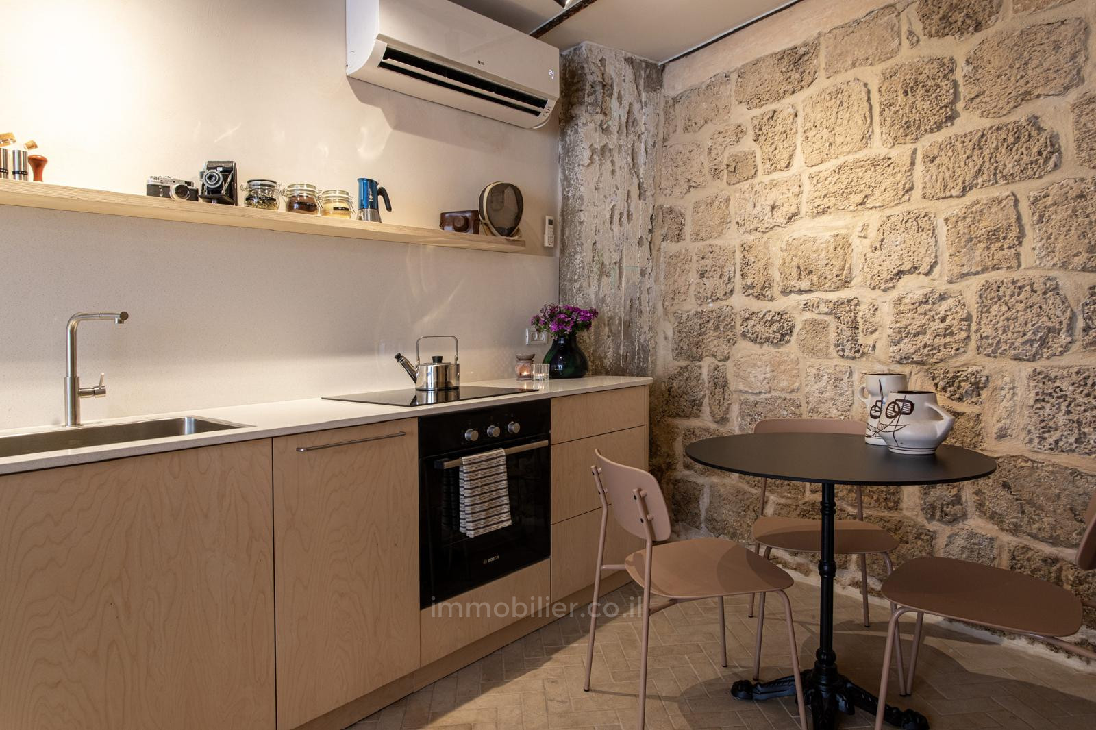 Duplex 2 cômodos Tel Aviv Cidade antiga de Jaffa 457-IBL-1387