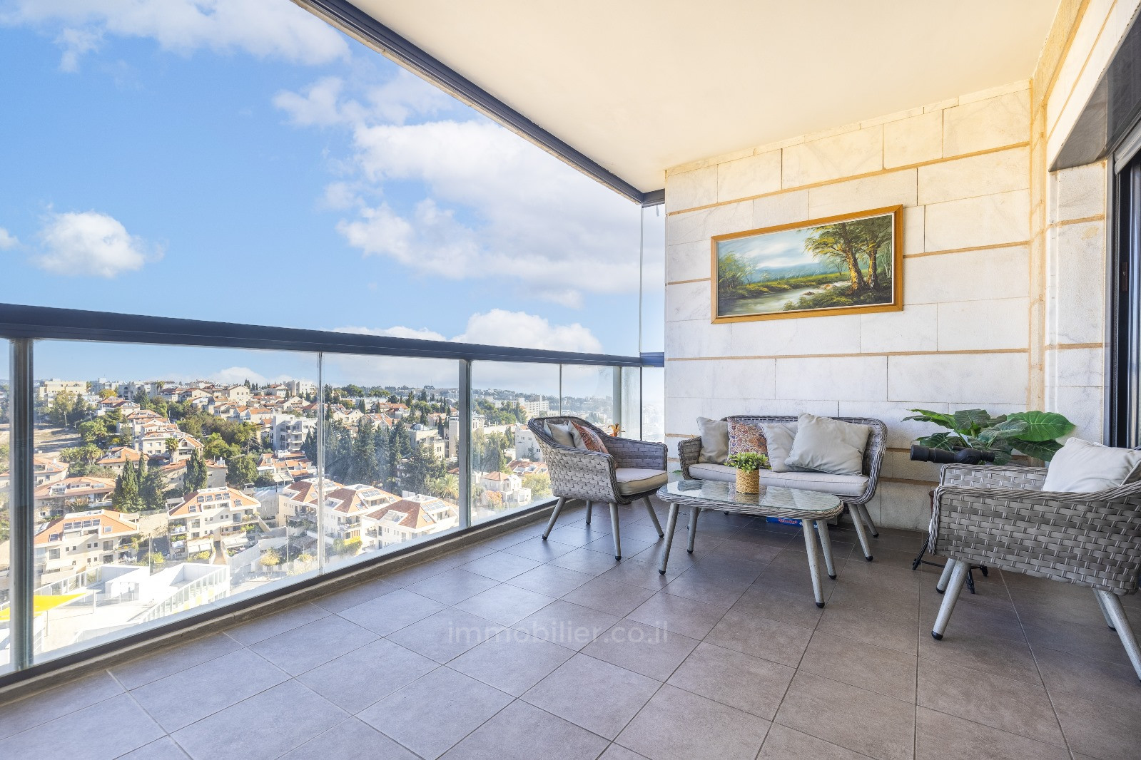 Apartamento 5 cômodos Jerusalém Arnona 457-IBL-1394