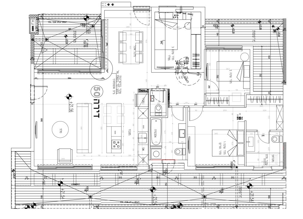 Cobertura 4 cômodos Tel Aviv Bitsaron 457-IBL-1418