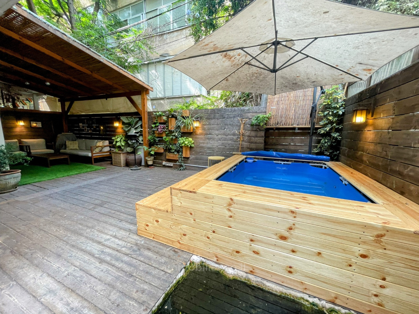 Apartamento garden 3 cômodos Tel Aviv Habima 457-IBL-1422