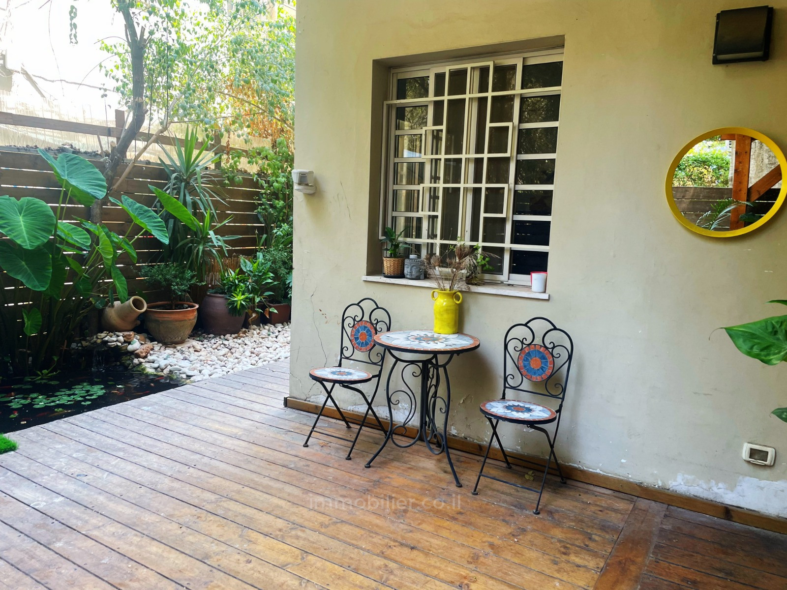 Apartamento garden 3 cômodos Tel Aviv Habima 457-IBL-1422