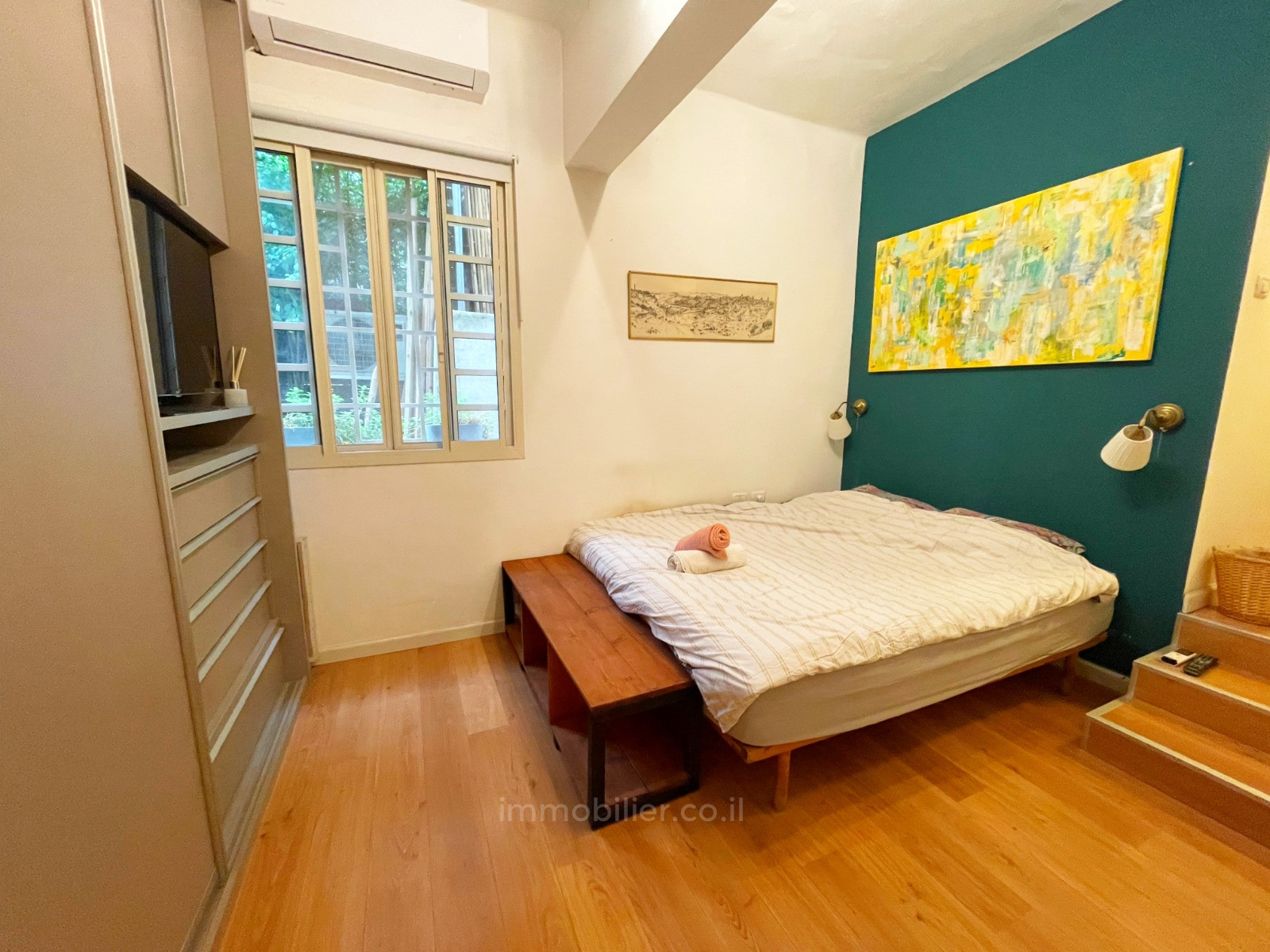 Apartamento garden 3 cômodos Tel Aviv Habima 457-IBL-1422