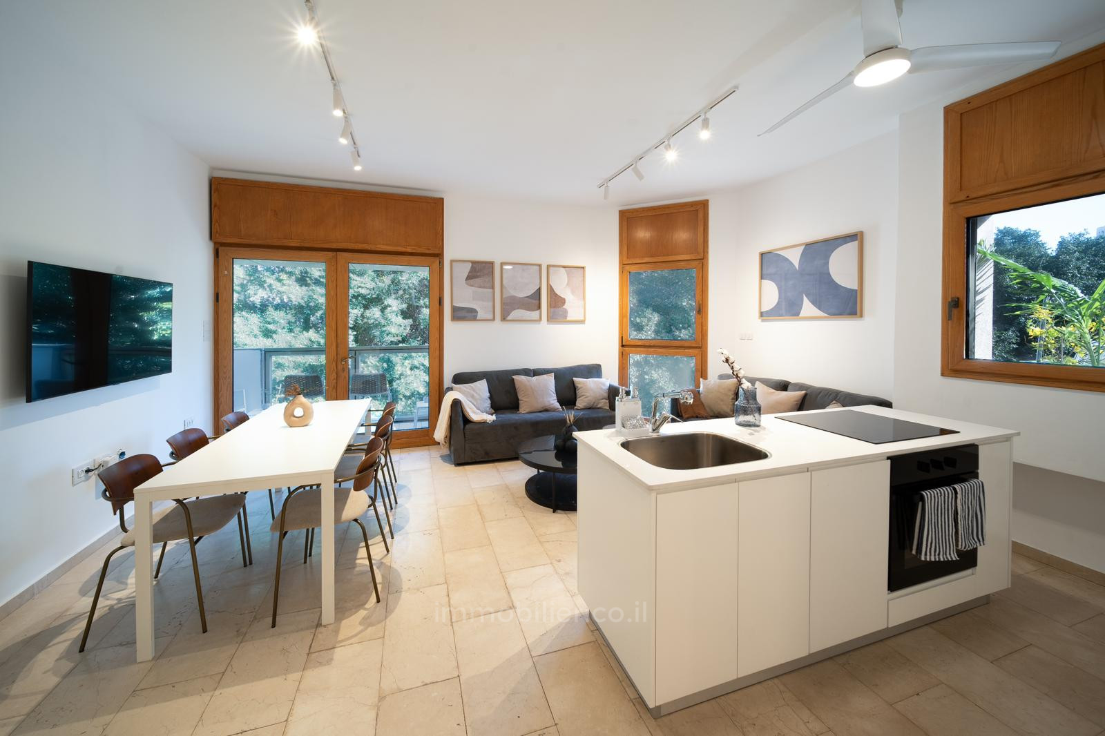 Apartamento 4 cômodos Tel Aviv Centro da cidade 457-IBL-1427