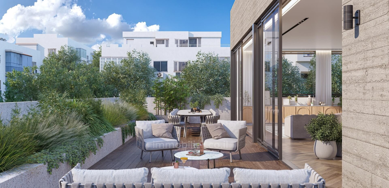 Cobertura 3 cômodos Tel Aviv Centro da cidade 457-IBL-1446