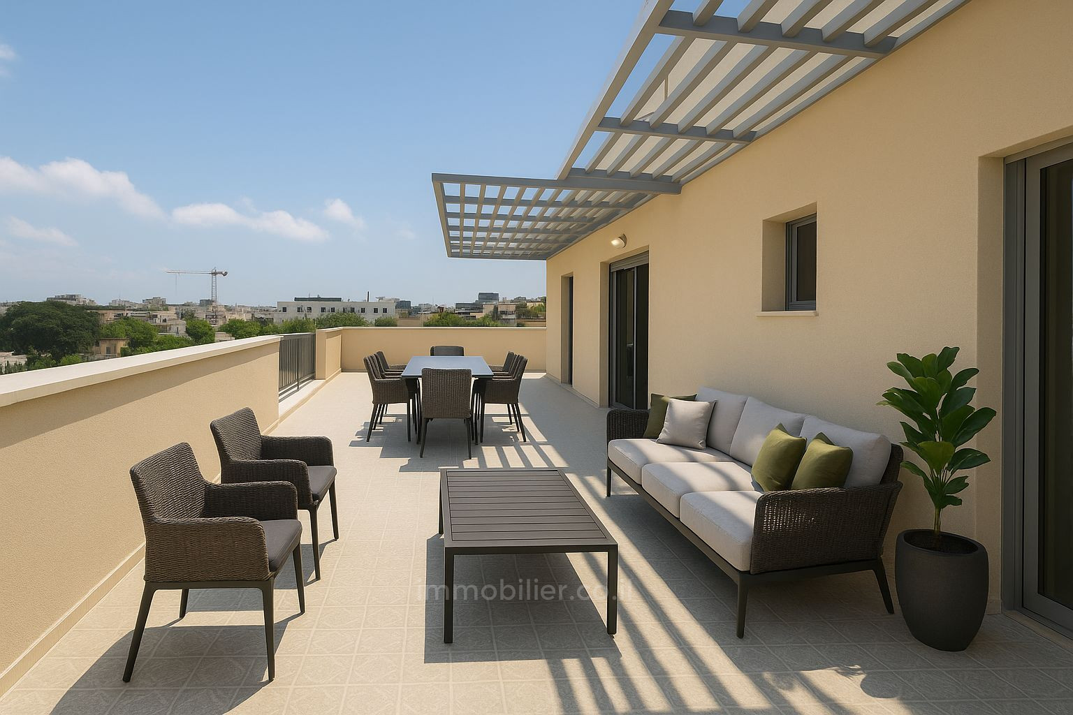 Cobertura 3 cômodos Tel Aviv Cidade antiga de Jaffa 457-IBL-1455