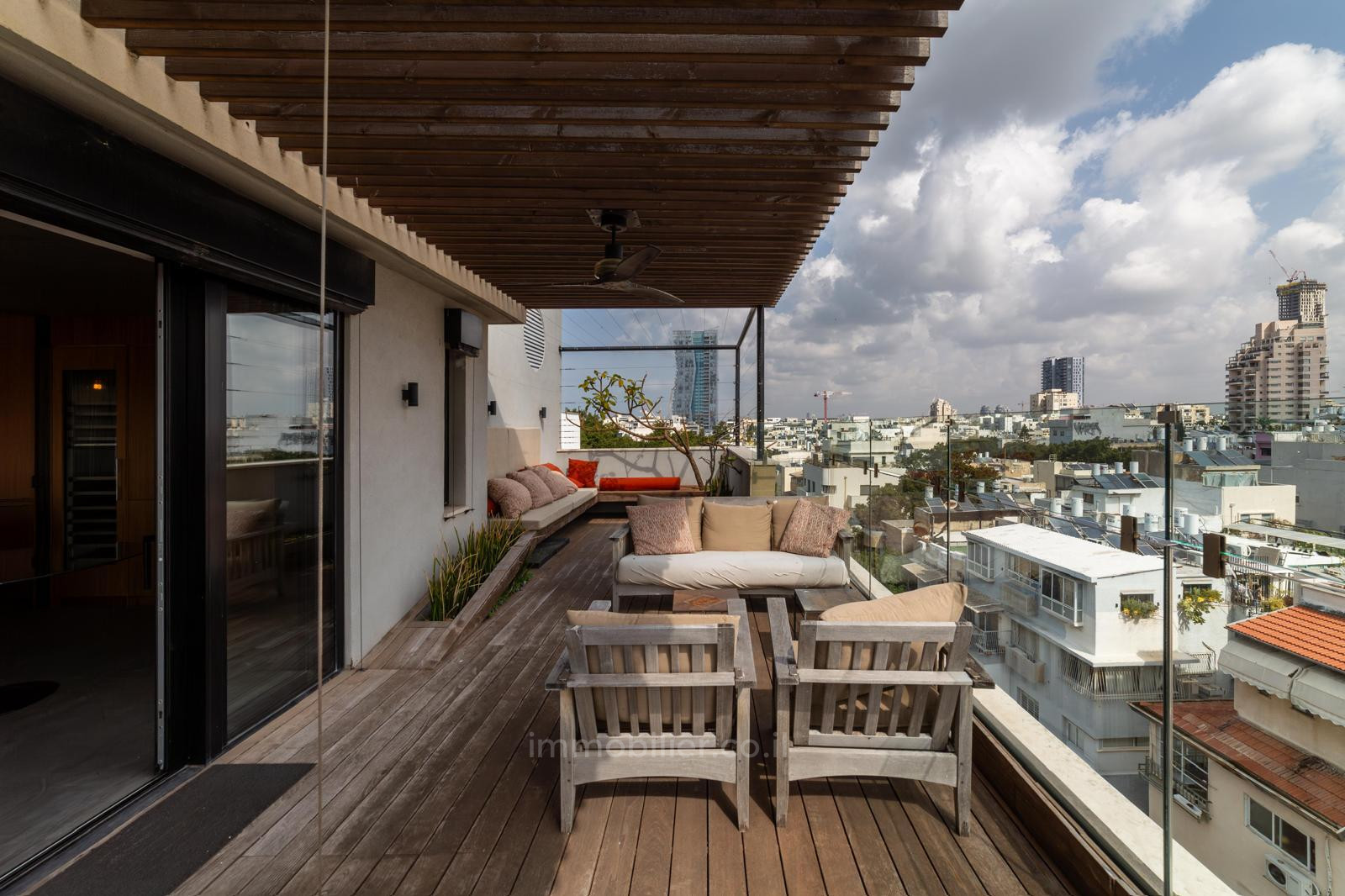 Duplex-Cobertura 5 cômodos Tel Aviv Centro da cidade 457-IBL-1457