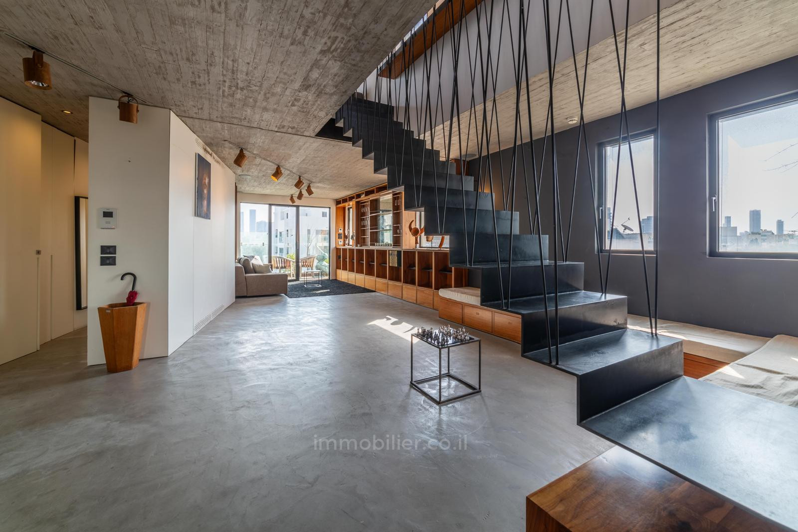 Duplex-Cobertura 5 cômodos Tel Aviv Centro da cidade 457-IBL-1457