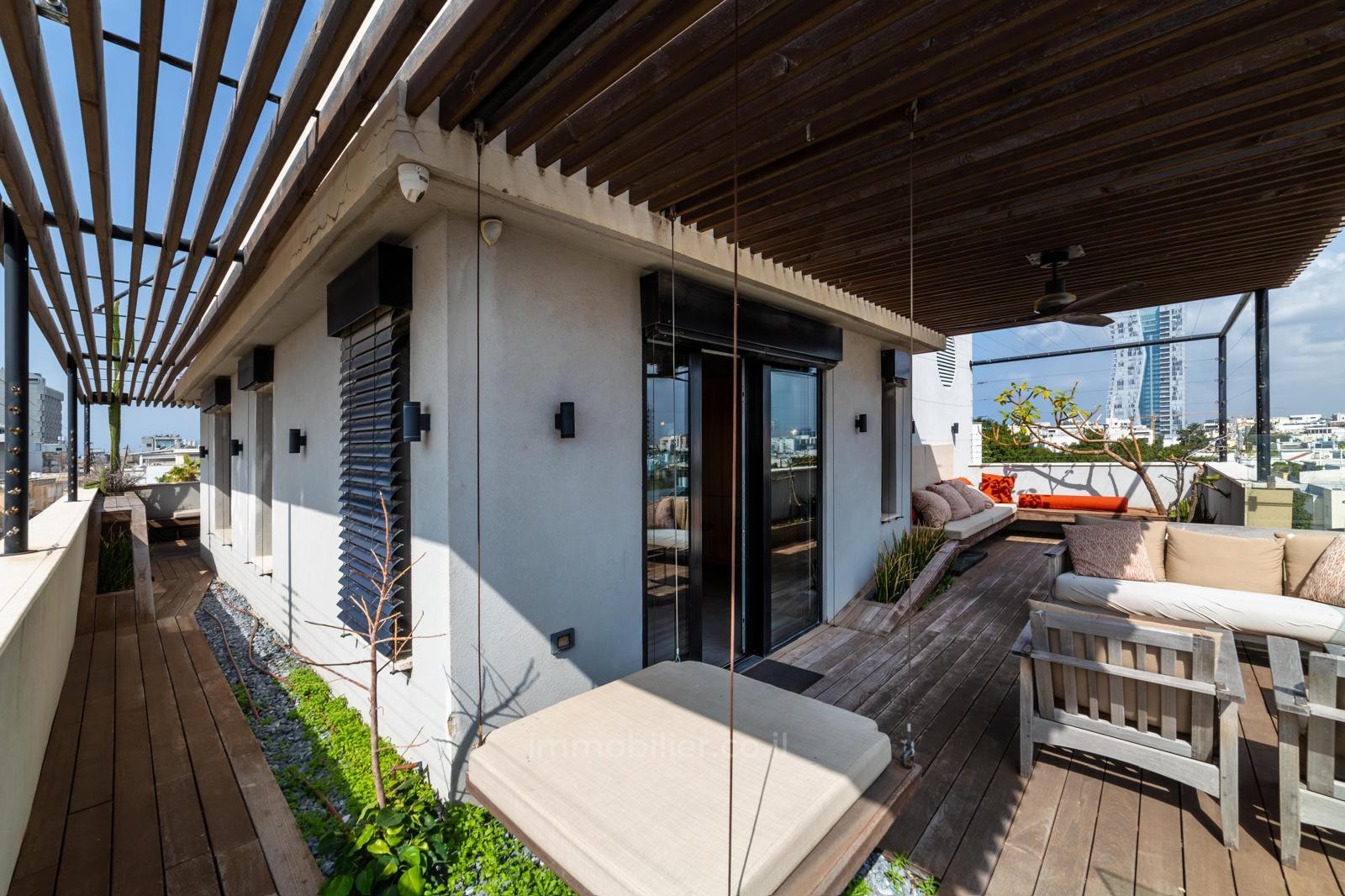 Duplex-Cobertura 5 cômodos Tel Aviv Centro da cidade 457-IBL-1457