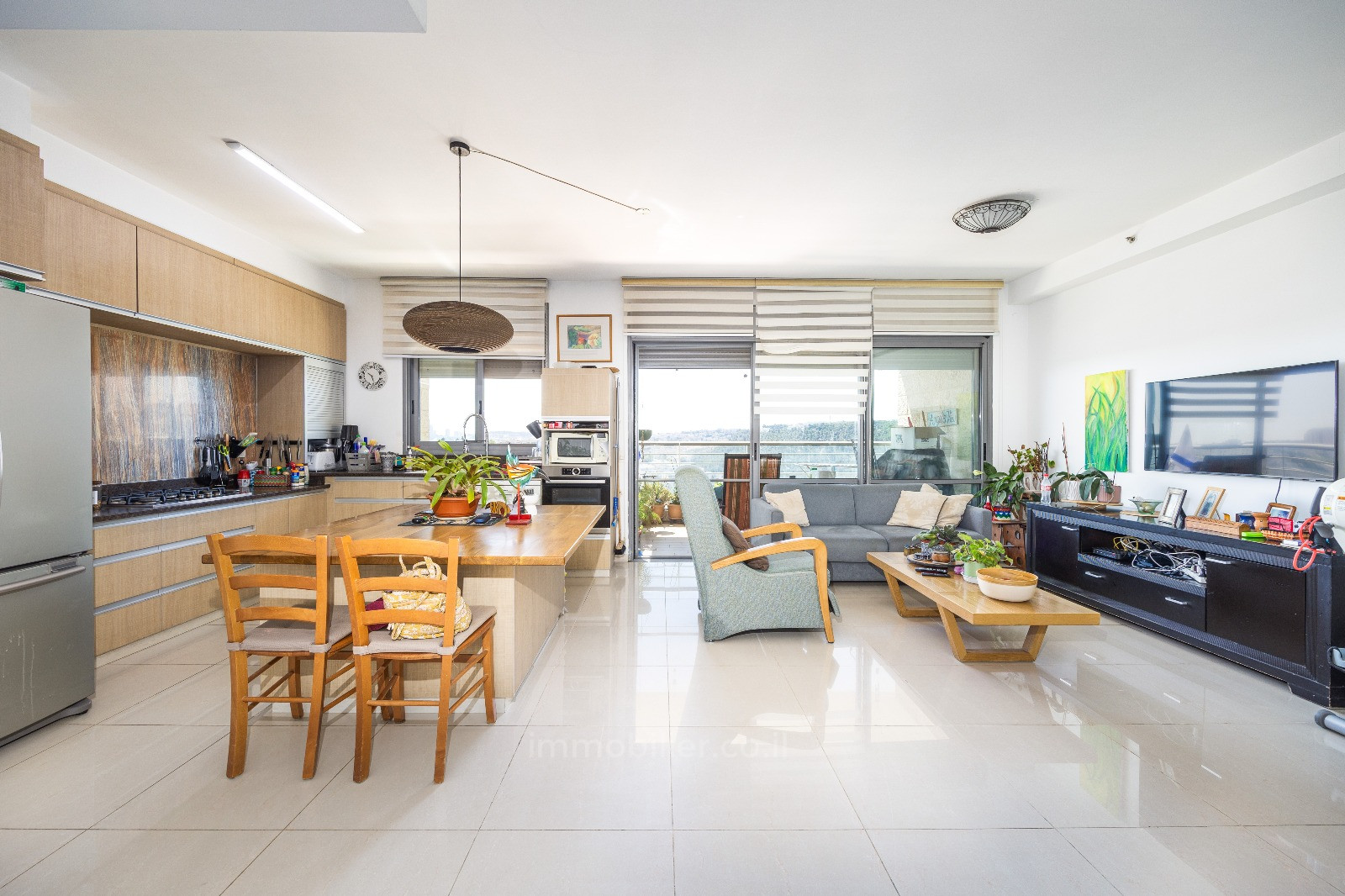 Apartamento 5 cômodos Jerusalém Ir Ganim 457-IBL-1482