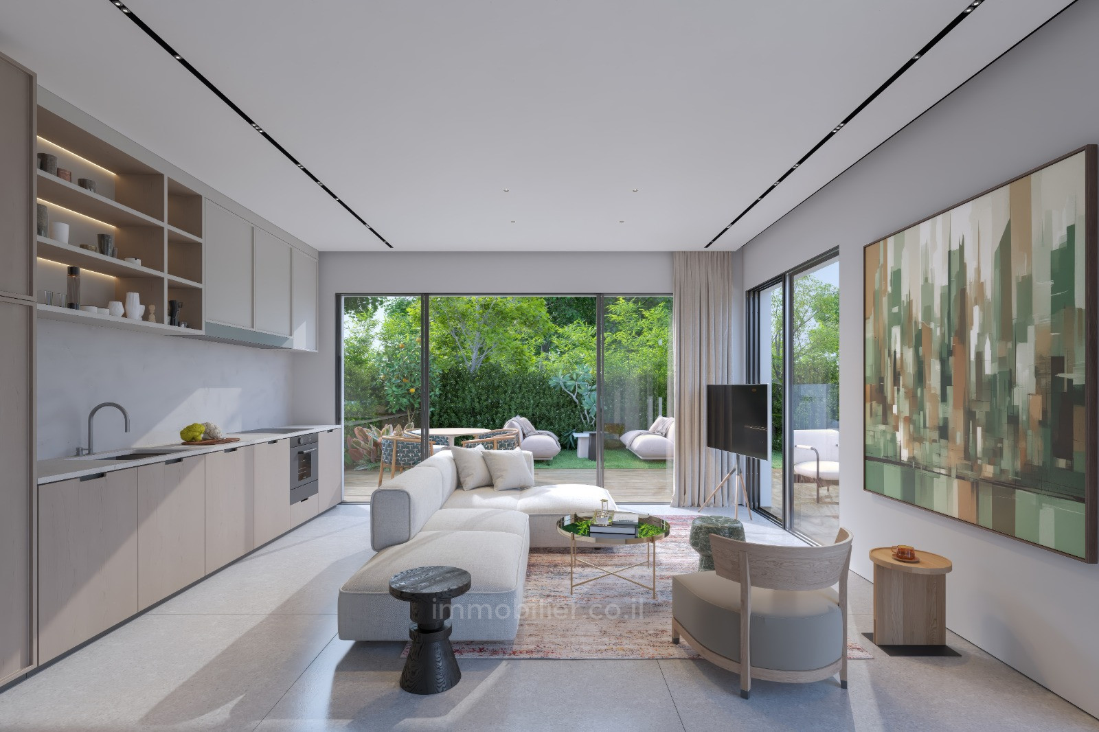 Apartamento 2 cômodos Tel Aviv Bavli 457-IBL-1484