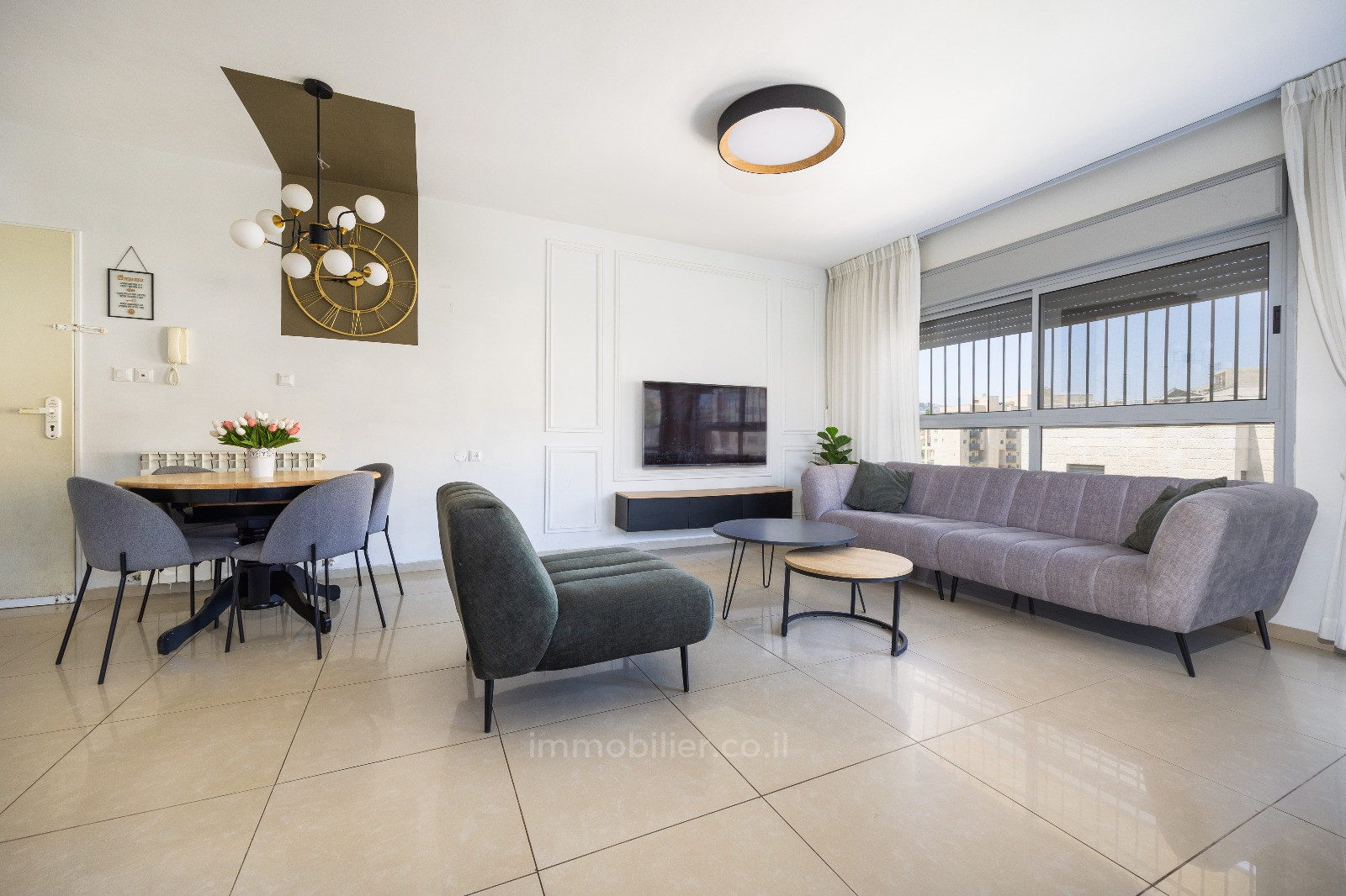 Apartamento 4 cômodos Jerusalém Har Homa 457-IBL-1498