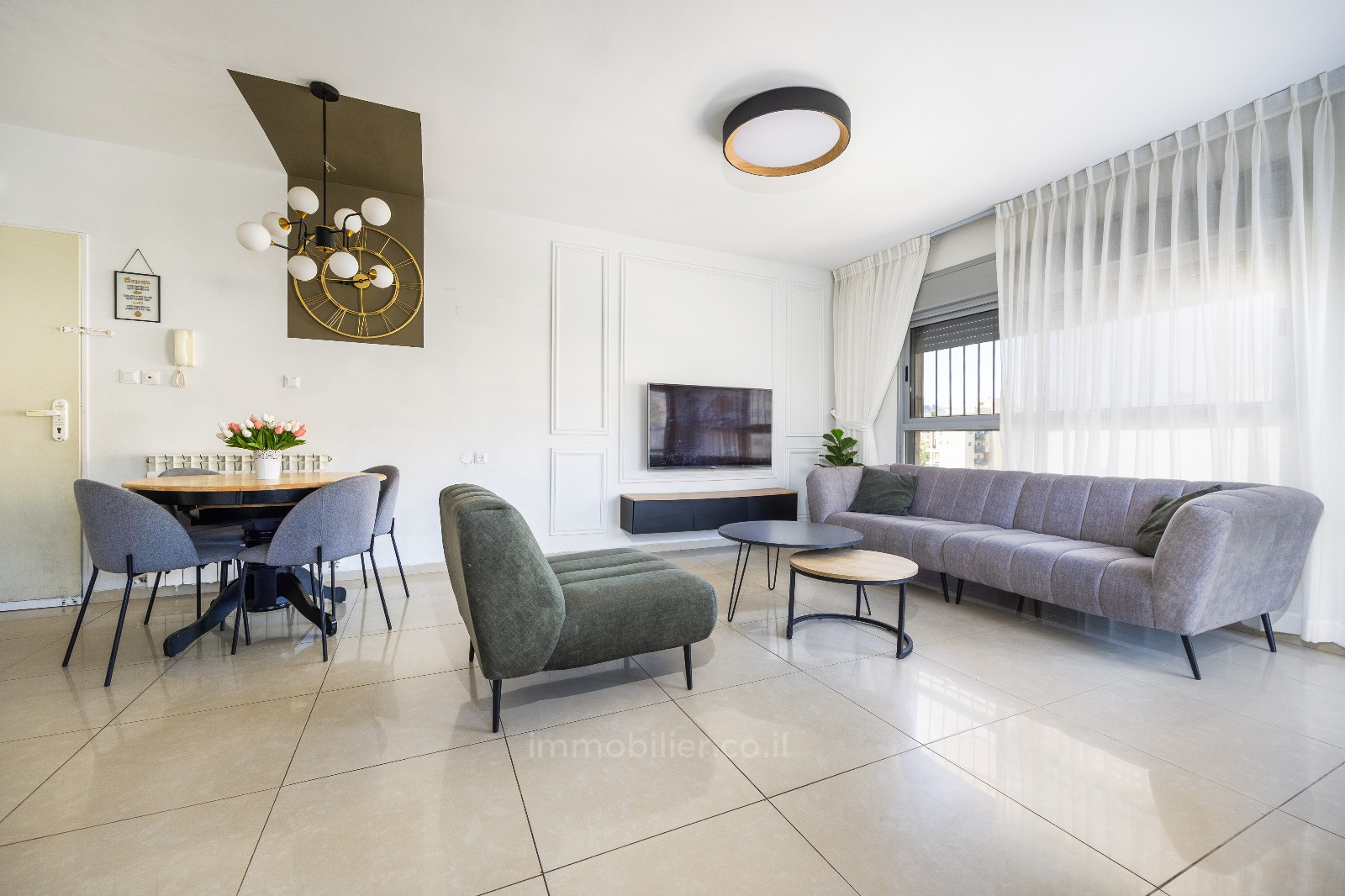 Apartamento 4 cômodos Jerusalém Har Homa 457-IBL-1498