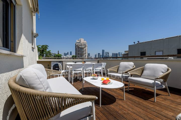 Duplex 3 cômodos Tel Aviv Dizengof 457-IBL-1548