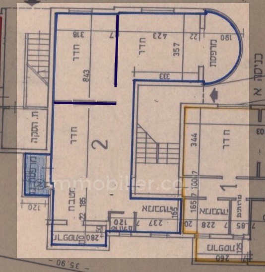 Apartamento 3 cômodos Tel Aviv Primeira linha de mar 473-IBL-228