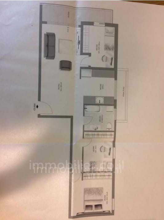 Apartamento 3 cômodos Bat yam Bat yam 473-IBL-274