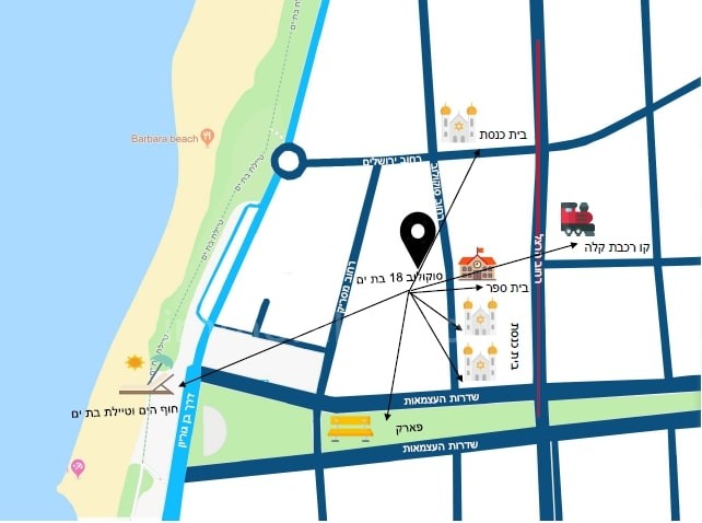 Apartamento 4 cômodos Bat yam Bat yam 473-IBL-277