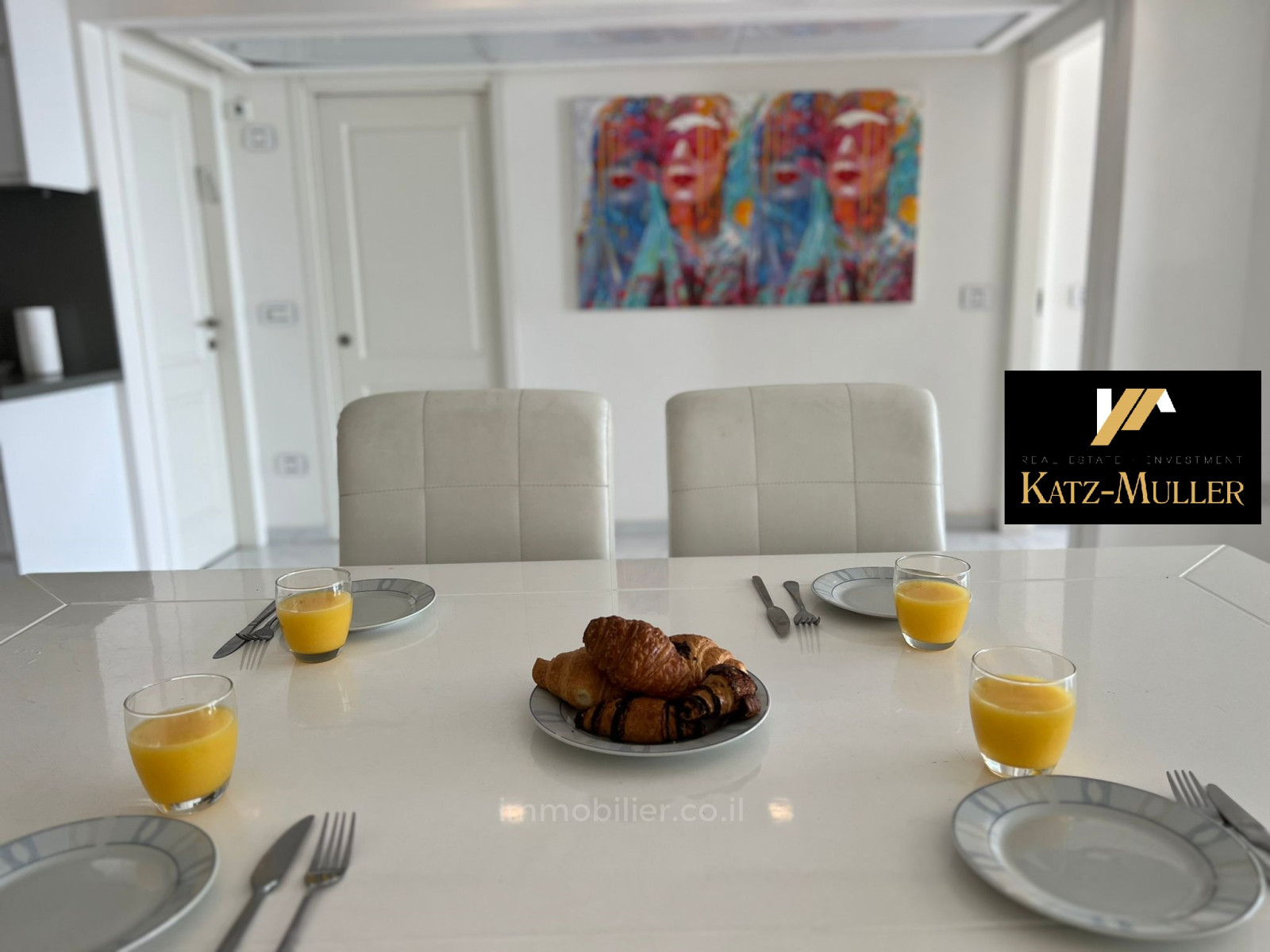 Apartamento 3 cômodos Tel Aviv Primeira linha de mar 478-IBL-359