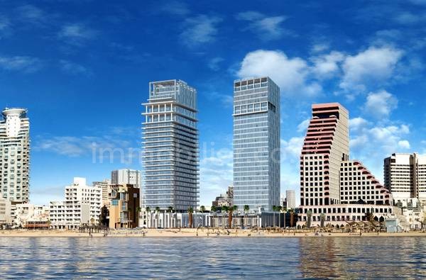 Apartamento 2 cômodos Tel Aviv Primeira linha de mar 488-IBL-20