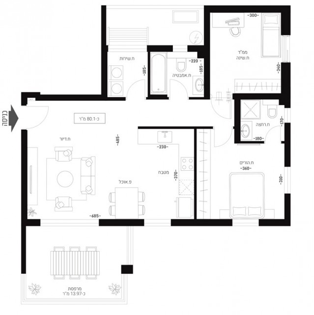 Venda Apartamento Netivot