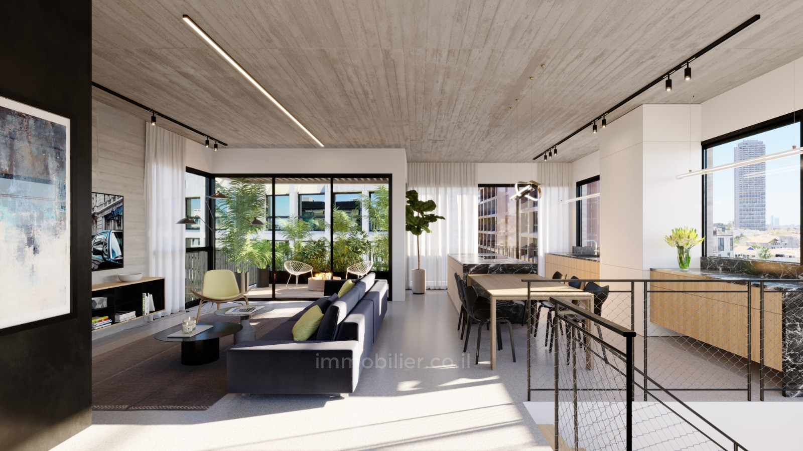 Cobertura 5 cômodos Tel Aviv Neve Tsedek 511-IBL-1634
